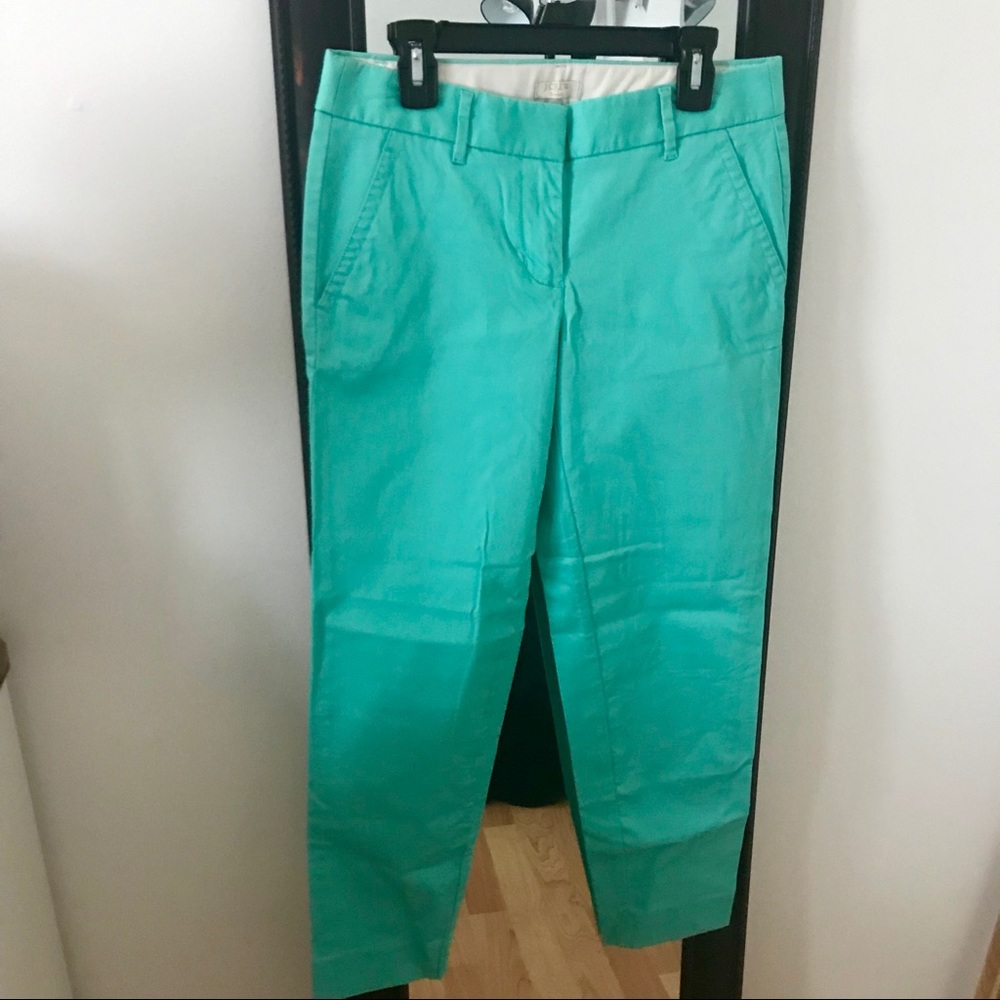 J. Crew Seafoam Green Chino Pants size 00 - Picture 4 of 8